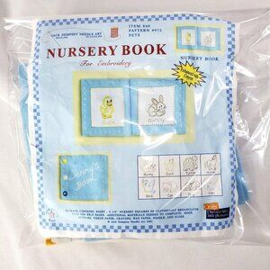 VTG Jack Dempsey Needle Art Nursery Book For Embroidery Pattern #972 Pets
